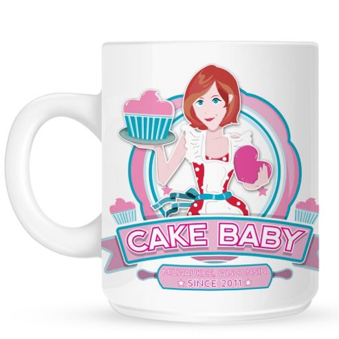 Image of Cake Baby Bakery 10oz Ceramic Mug