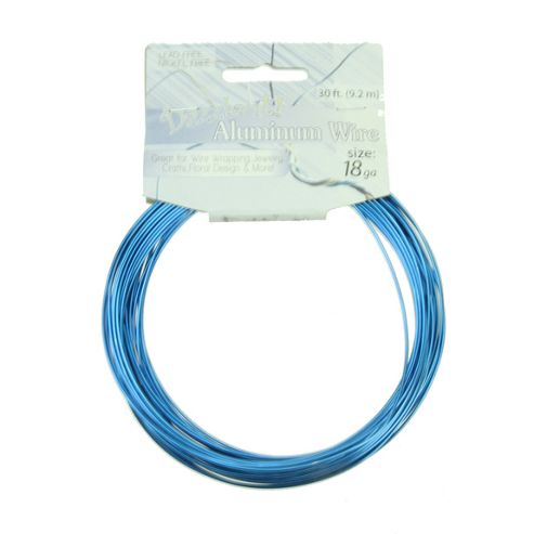 Image of Aluminium Wire 1.2mm Royal Blue