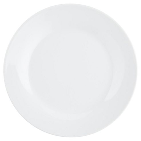 Image of Basics Porcelain Side Plate, White