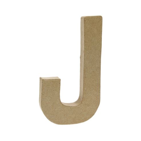 Image of Large Kraft Letter - J