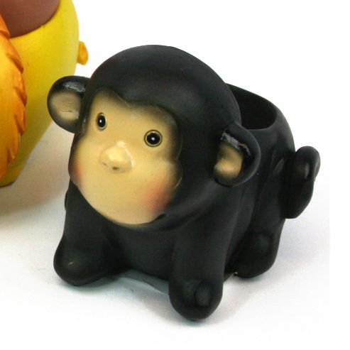 Image of Black Ginger Novelty Egg Cup, Monkey