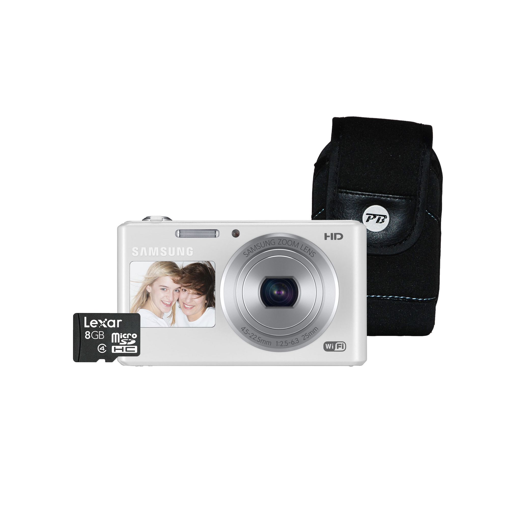 Tesco Direct - Samsung DV151 White Camera Kit inc 8GB Micro SD, SD Card Adaptor and ...