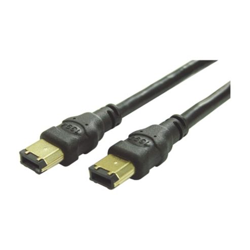 Image of Firewire 400 1394a 6 Pin To 6 Pin Male Cable Lead 1.5m