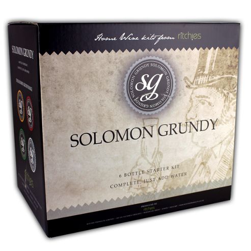 Image of Solomon Grundy Wine Starter Set - 6 Bottle- Merlot