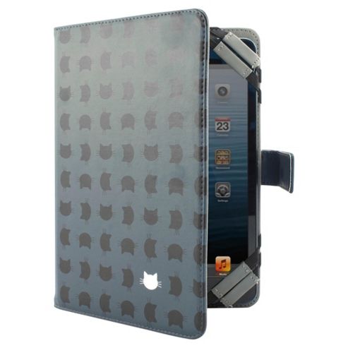 Image of Tesco Universal Tablet Case 7 To 8"(for Kindle Fire/hd, Ipad Mini, Samsung Tab) - Black Cat