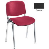 Jemini Ultra Multi-Purpose Stacking Chair Chrome Legs/Charcoal KF03350