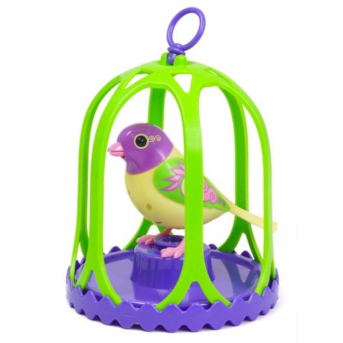 Image of Silverlit Digibird With Whistle Ring And Birdcage (breeze)