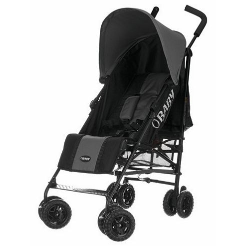 Image of Obaby Atlas Stroller (grey Stripe/grey)