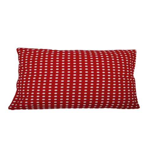 Image of In The Mood Collection-- Double Dots Cushion Cover - Red