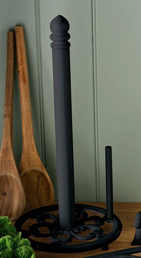 Image of Premier Housewares 35.5 Cm Kitchen Roll Holder - Black