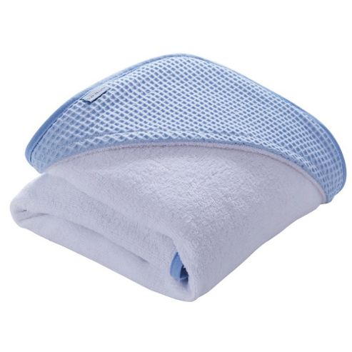 Image of Clair De Lune Luxury Hooded Towel (waffle Blue)