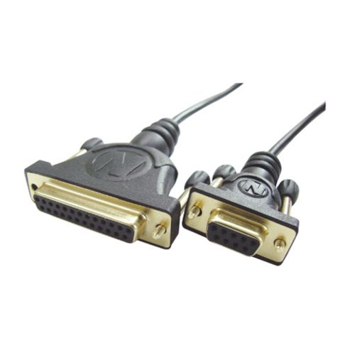 Image of Serial Null Modem 25-pin Female To 9-pin Female