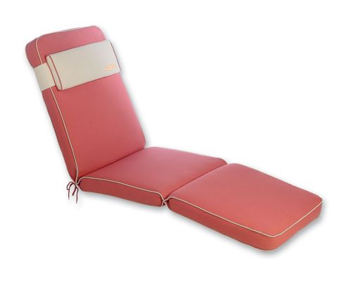 Image of Glencrest Seatex Bespoke Lounger Cushion - Terracotta