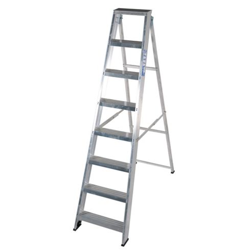Image of Industrial 8 Tread Swingback Step Ladder