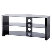 Alphason Accord Gloss Black Glass Stand for up tp 42 inch TVs