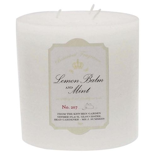 Image of Botanicals Rustic Multi-wick Candle, Lemon Balm And Mint