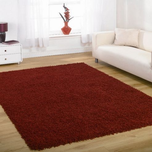 Image of Nordic Cariboo Red 120x170 Cm Shaggy Rug