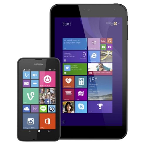 Image of Tesco Mobile Nokia Lumia 530 & Linx 7" Tablet Bundle