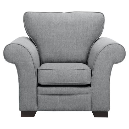 Image of Aldeborough Fabric Armchair, Duck Egg