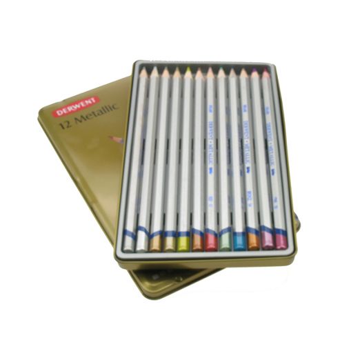 Image of Derwent Metallic Tin 12