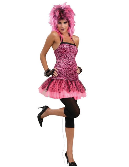 Image of Adult 80s Neon Funk Dress