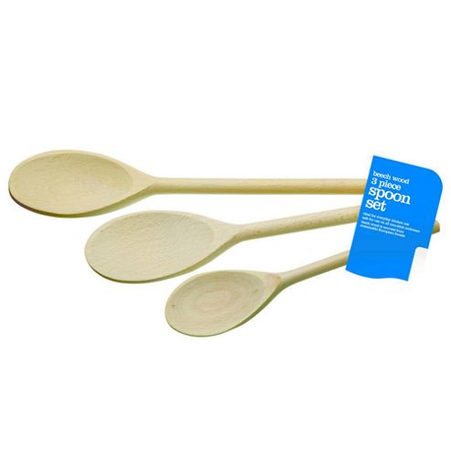 Image of "beech Wood Spoons, Set Of 3"