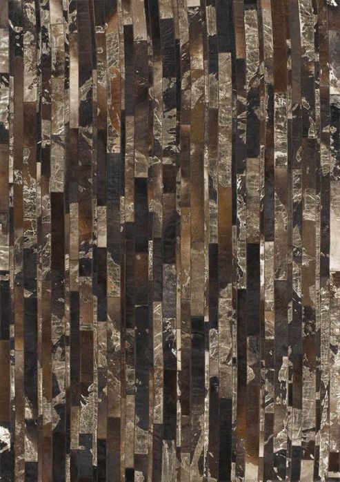 Image of Angelo Star Brown Skin Rug - 240cm X 170cm (7 Ft 10.5 In X 5 Ft 7 In)
