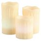 Frostfire 3 dripping wax colour changing candles with vanilla scent and RC and timer 6002