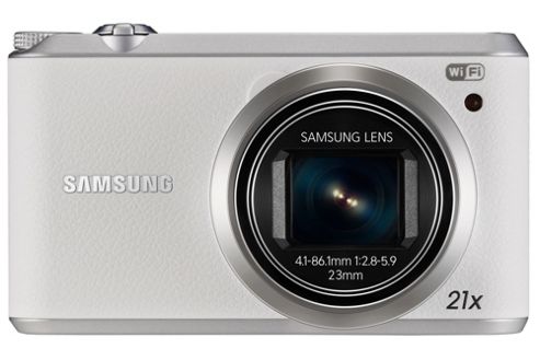 Image of Samsung Wb350f Smart Camera White 16.3mp 21xzoom 3.0lcd Fhd 23mm Microsd Wifi