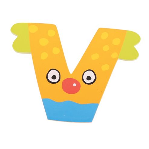 Image of Tatiri Ta522 Crazy Bird Wooden Letter V
