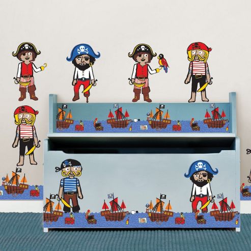 Image of Wallpops!kids Argh Pirates Kids Blox Wall Kit