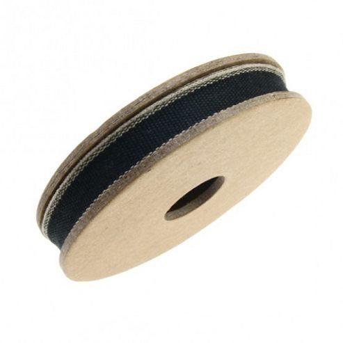 Image of Ribbon Reel - Thin Stripe - Black/beige Edge