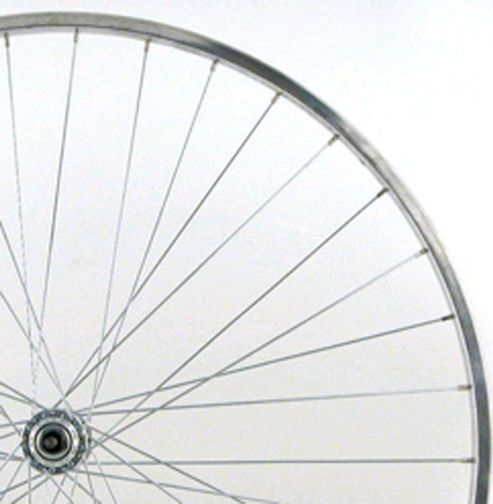 Image of 700c Alloy Rear Wheel Narrow Section Quick Release Black Double Wall