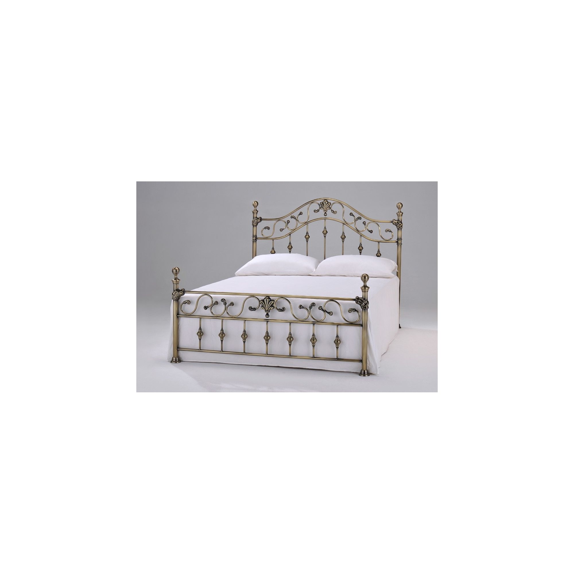 Interiors 2 suit Elizabeth Brass Bed - King - Brass at Tescos Direct