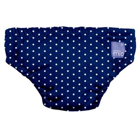 Image of Bambino Mio Swim Nappy (medium Navy Polka Dot 7-9kg)