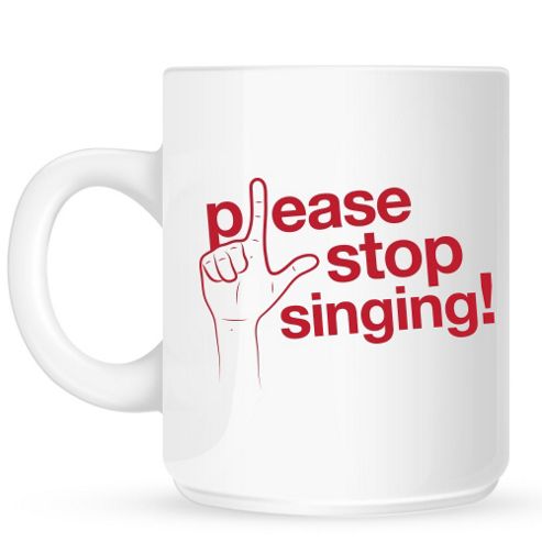 Image of Please Stop Singing! 10oz Ceramic Mug