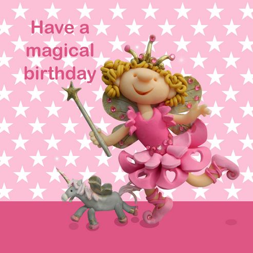 Image of Holy Mackerel Magical Birthday Greetings Card