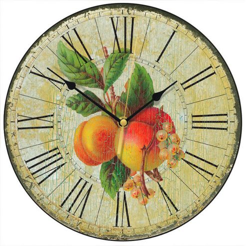 Image of Smith & Taylor Chic Apricots Wall Clock