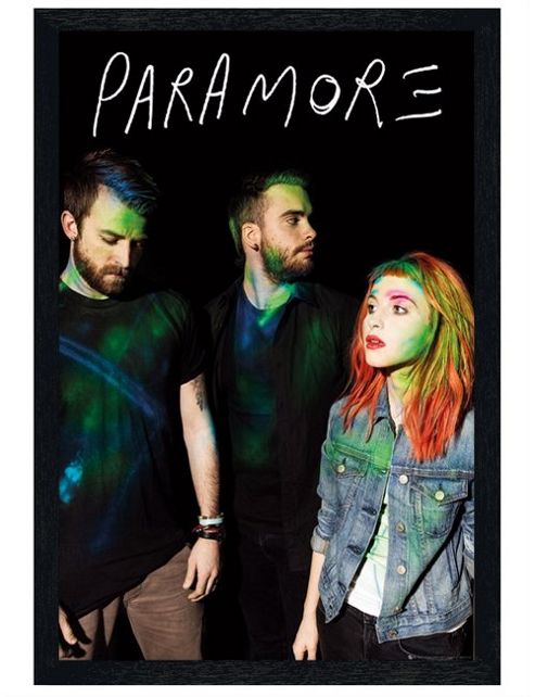 Image of Paramore Black Wooden Framed Still Into You Poster