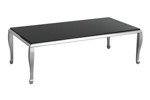 Image of Premier Housewares Coffee Table With Nickel Plated Legs