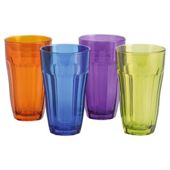 Home Bright American Soda Glass sprayed 4pk.