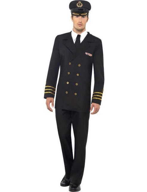 Image of Navy Officer Man - Adult Costume Size: 38-40