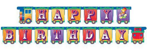 Image of Big Top Circus Party Jointed Banner (each)