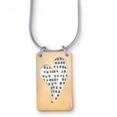 Kathy Bransfield Contemporary Heart Necklace - Helen Keller