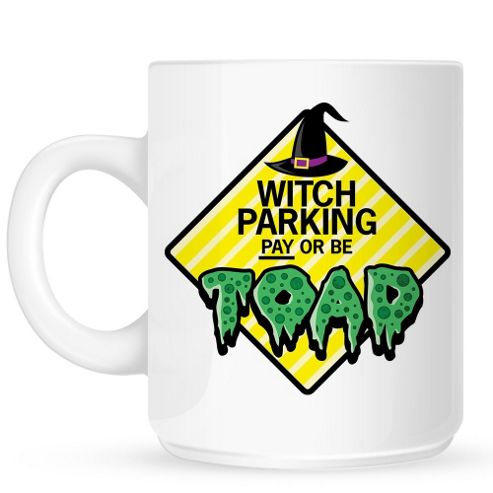 Image of Witch Parking 10oz Ceramic Mug