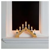 Tesco Wooden Candle Arch Christmas Light