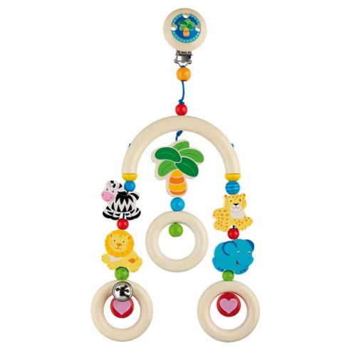 Image of Heimess 735940 Wooden Mini Trapeze Clip On Mobile (safari)