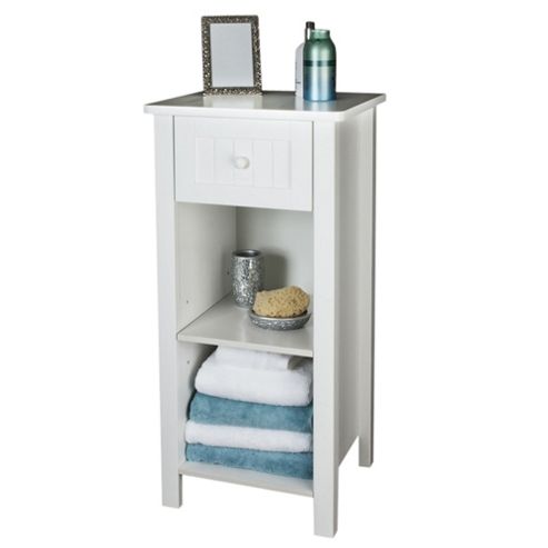 Image of Sennen Open Shelf Cabinet, White