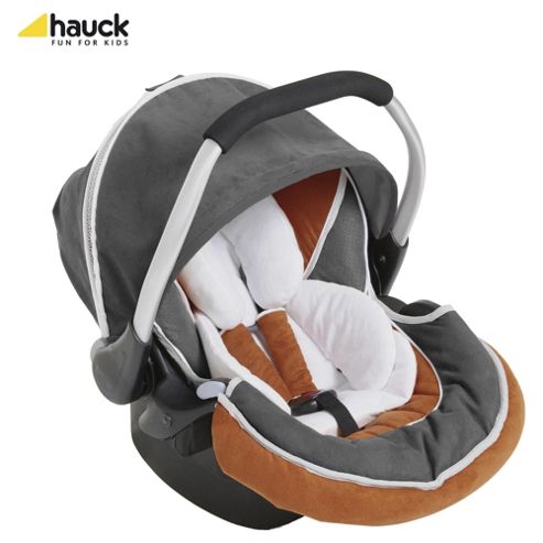 Image of Hauck Zero Plus Select Car Seat, Group 0+, Orange/grey