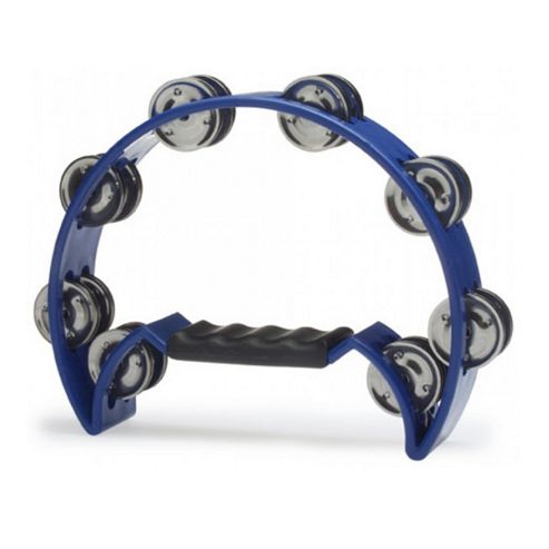 Image of A-star Half Moon Tambourine - Blue